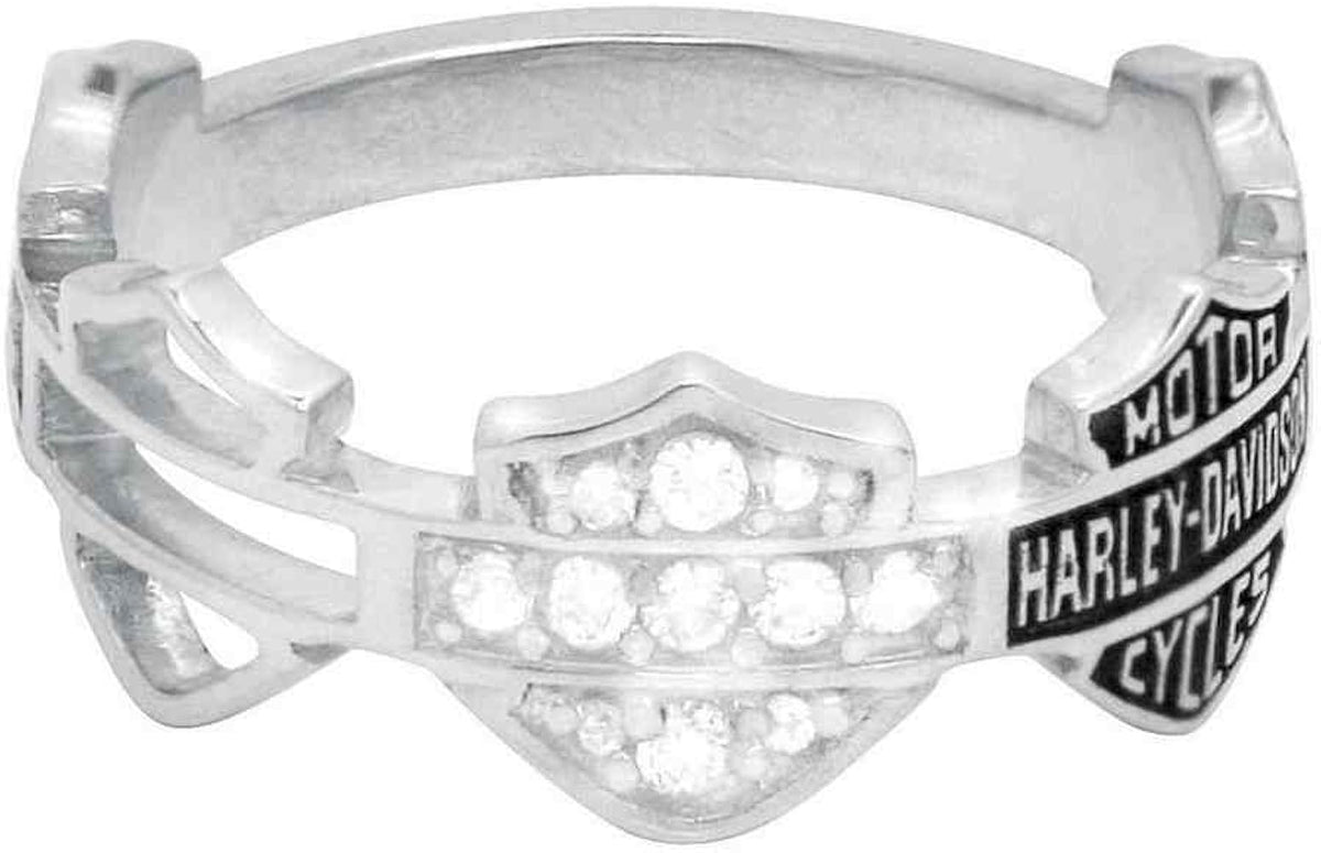 BAGUE "MULTI BAR & SHIELD BAND RING