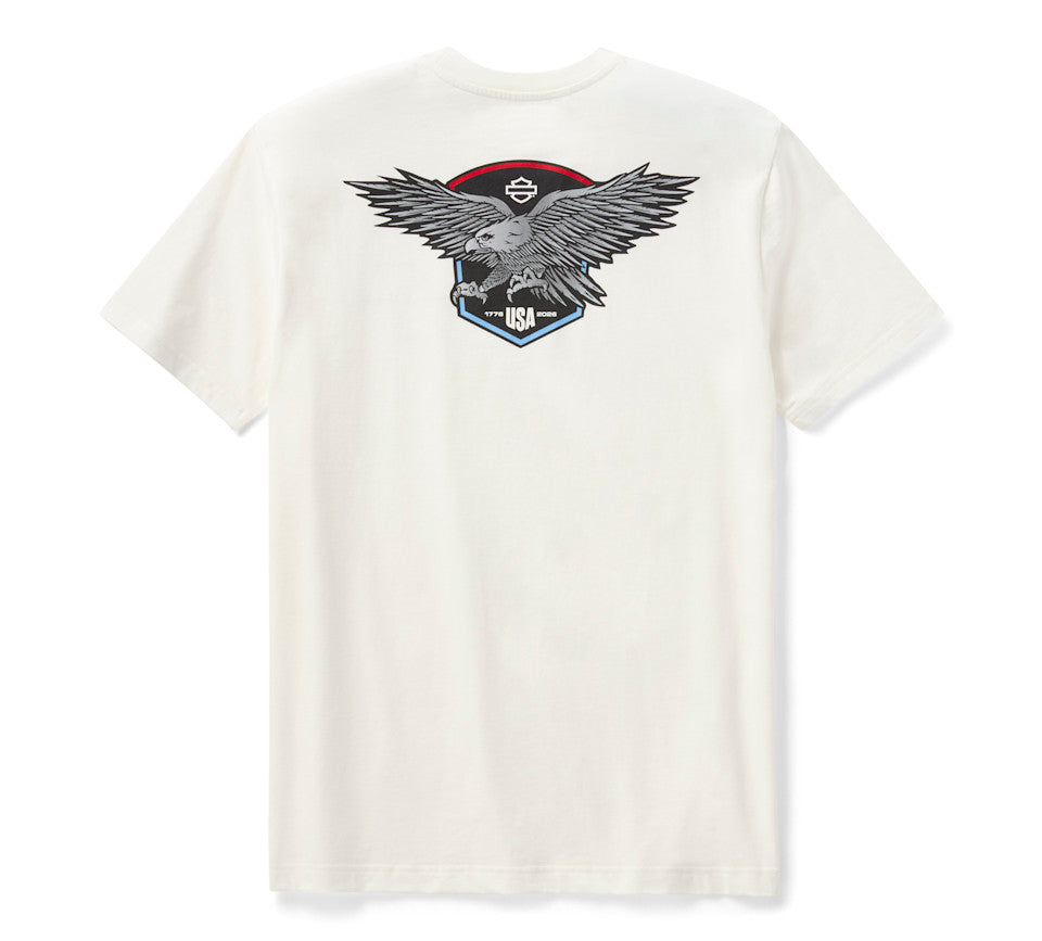 T-shirt Liberty Eagle pour hommes - Cloud Dancer