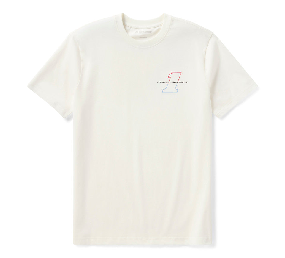 T-shirt Liberty Eagle pour hommes - Cloud Dancer