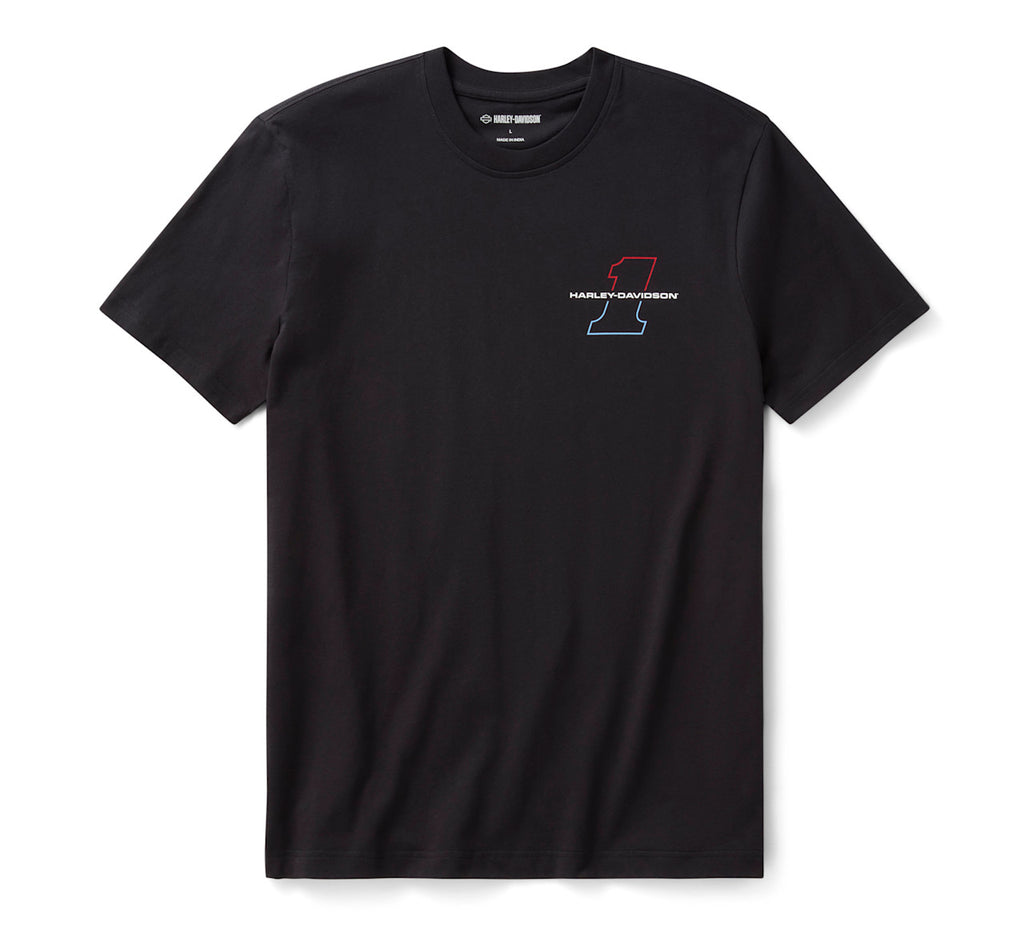 T-shirt Liberty Eagle pour hommes - Harley Black