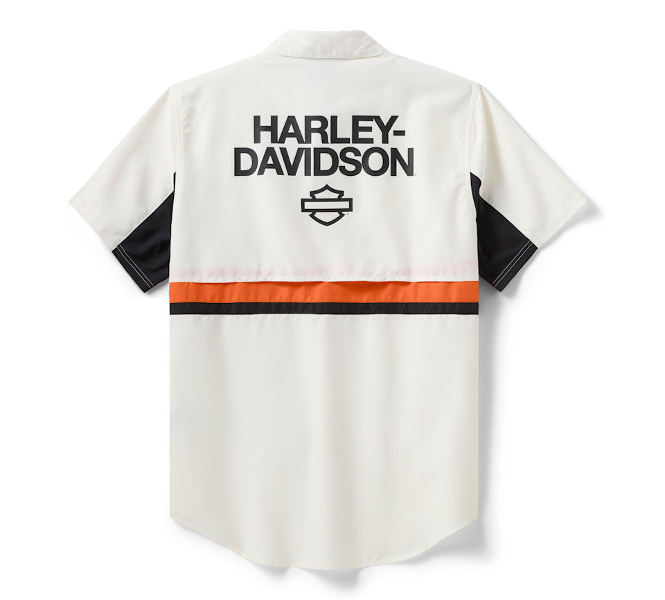 Chemise à manches courtes H-D Tech Vented pour hommes