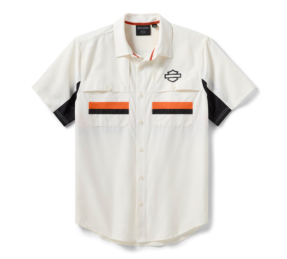 Chemise à manches courtes H-D Tech Vented pour hommes