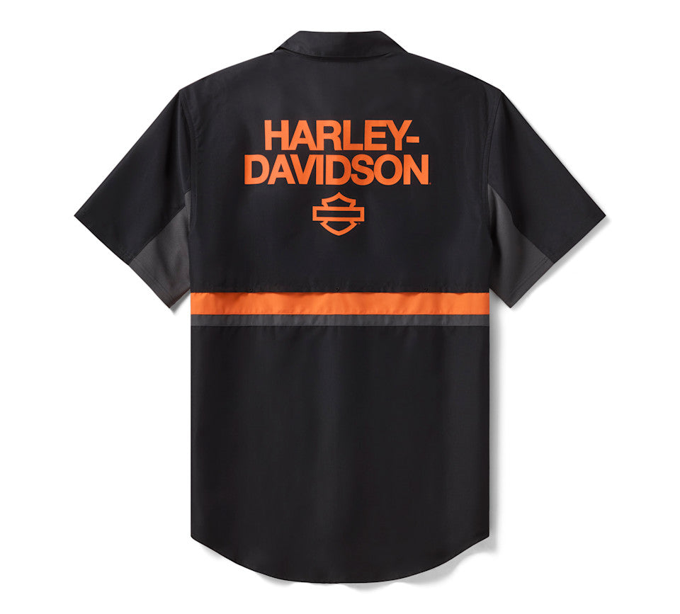 Chemise à manches courtes H-D TECH Vented pour hommes