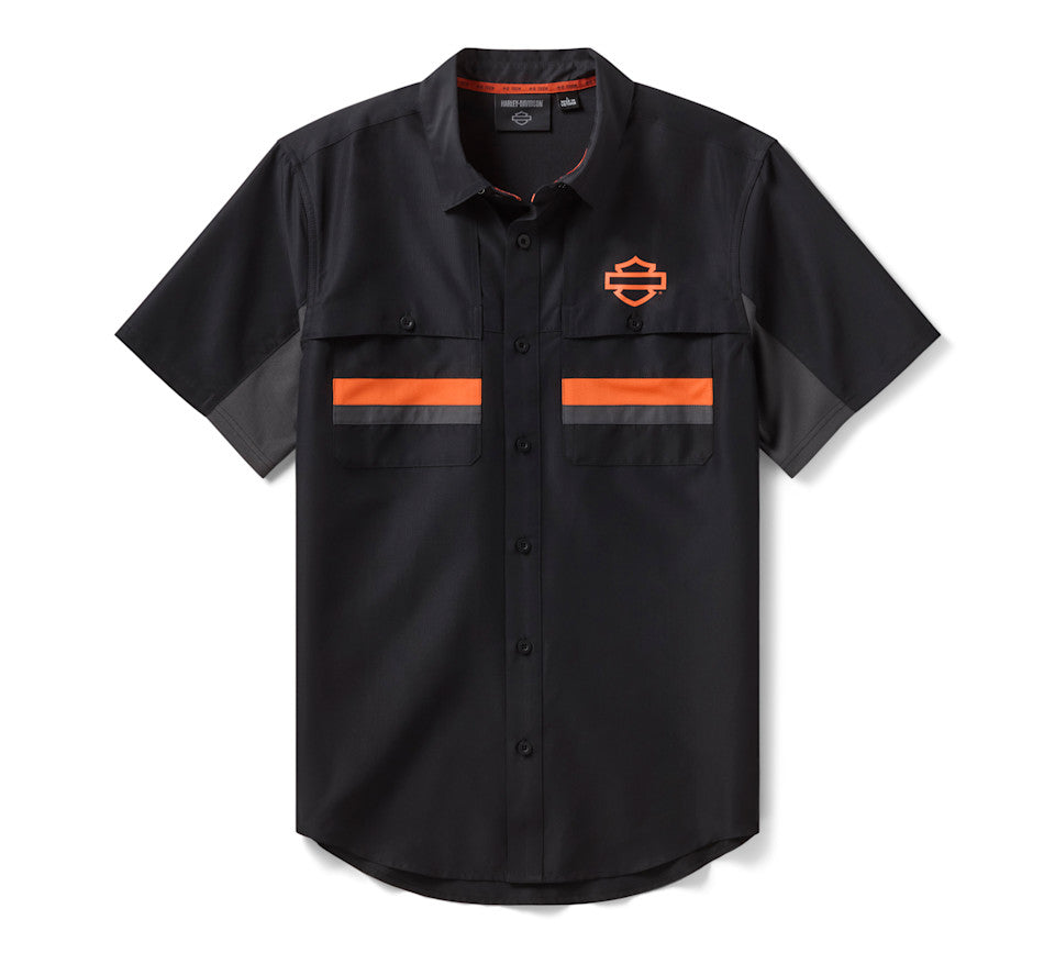 Chemise à manches courtes H-D TECH Vented pour hommes