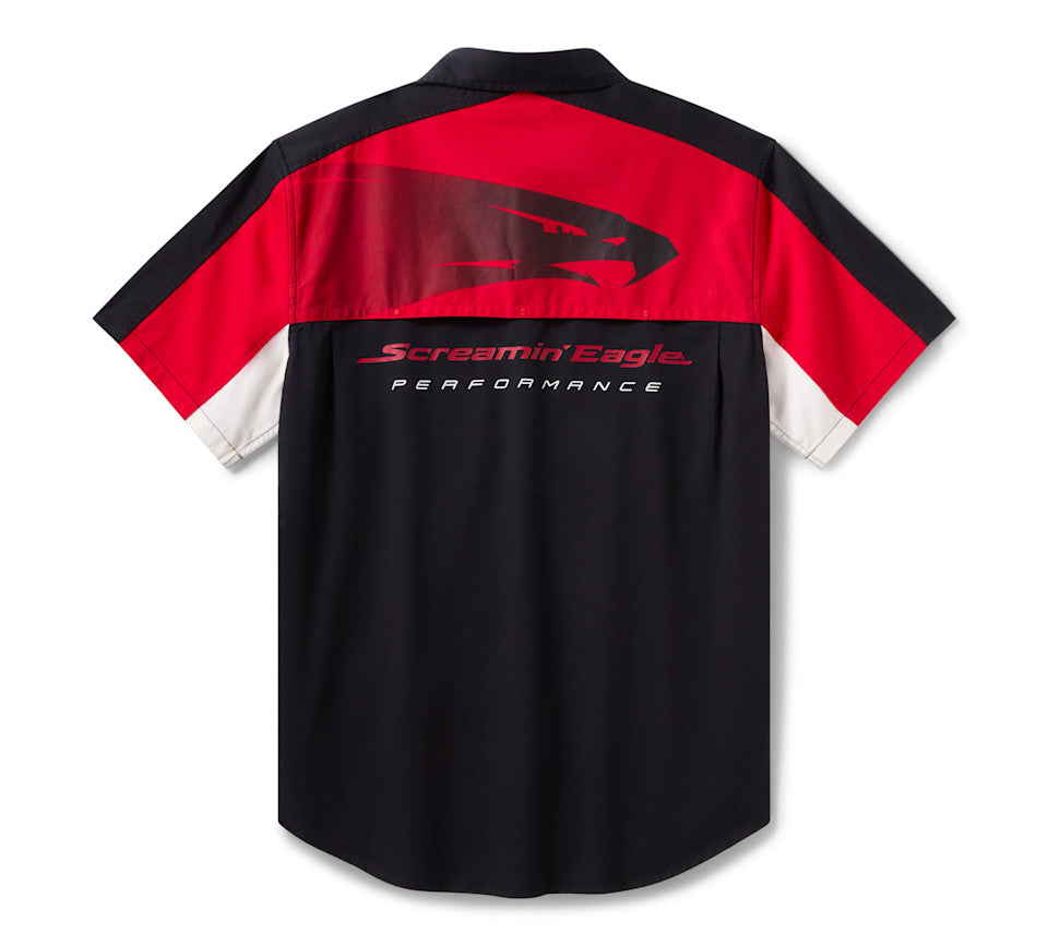 Chemise de mécanicien à manches courtes Screamin' Eagle Vented pour hommes