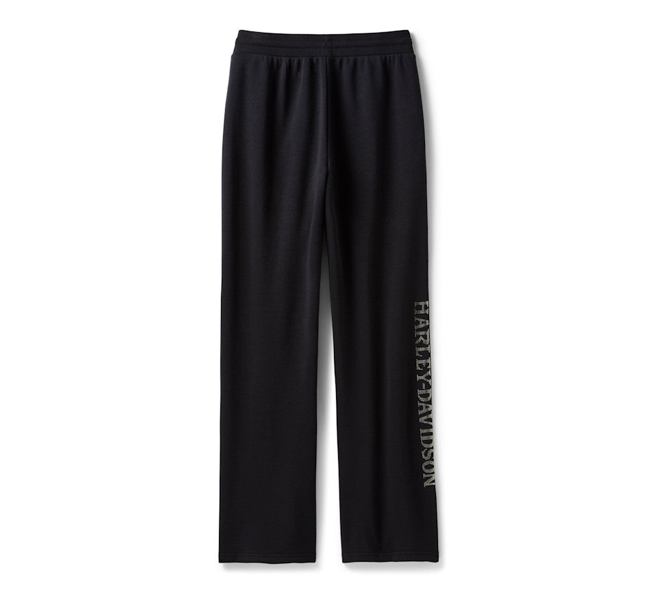 Pantalon Willie G Skull Bling pour femmes - Harley Black