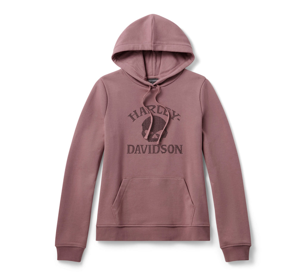 Sweat à capuche Willie G Skull Bling PO pour femmes - Nostalgia Rose