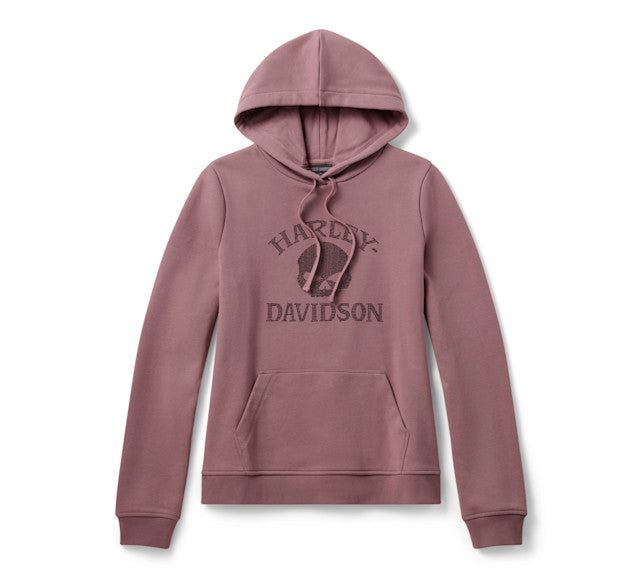 Sweat à capuche Willie G Skull Bling PO pour femmes - Nostalgia Rose