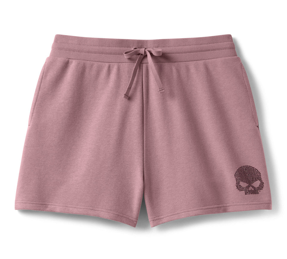 Short Willie G Skull Bling pour femmes - Nostalgia Rose