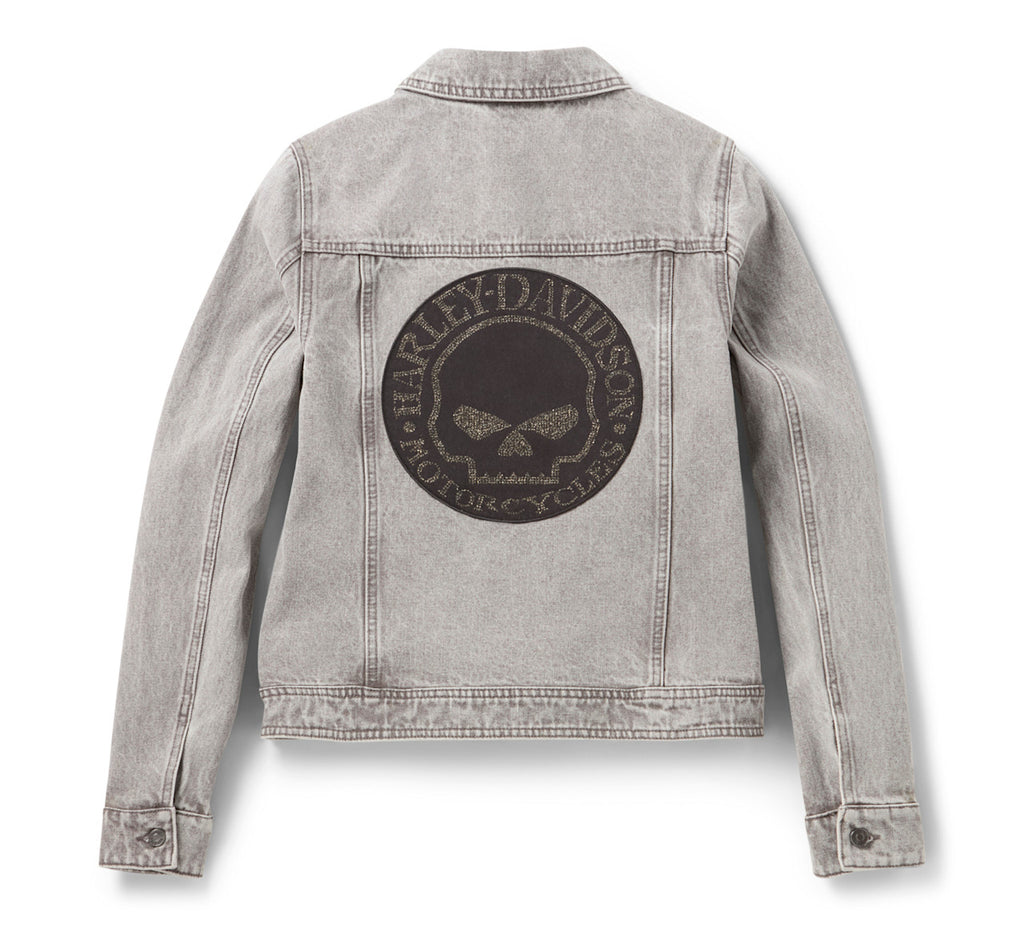 Blouson en jean Willie G Bling pour femmes