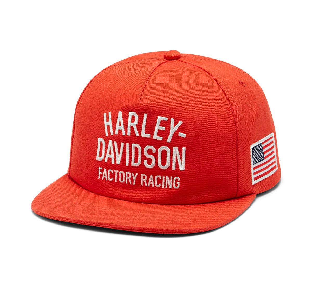 Casquette de baseball Factory Racing en sergé - Racing Orange