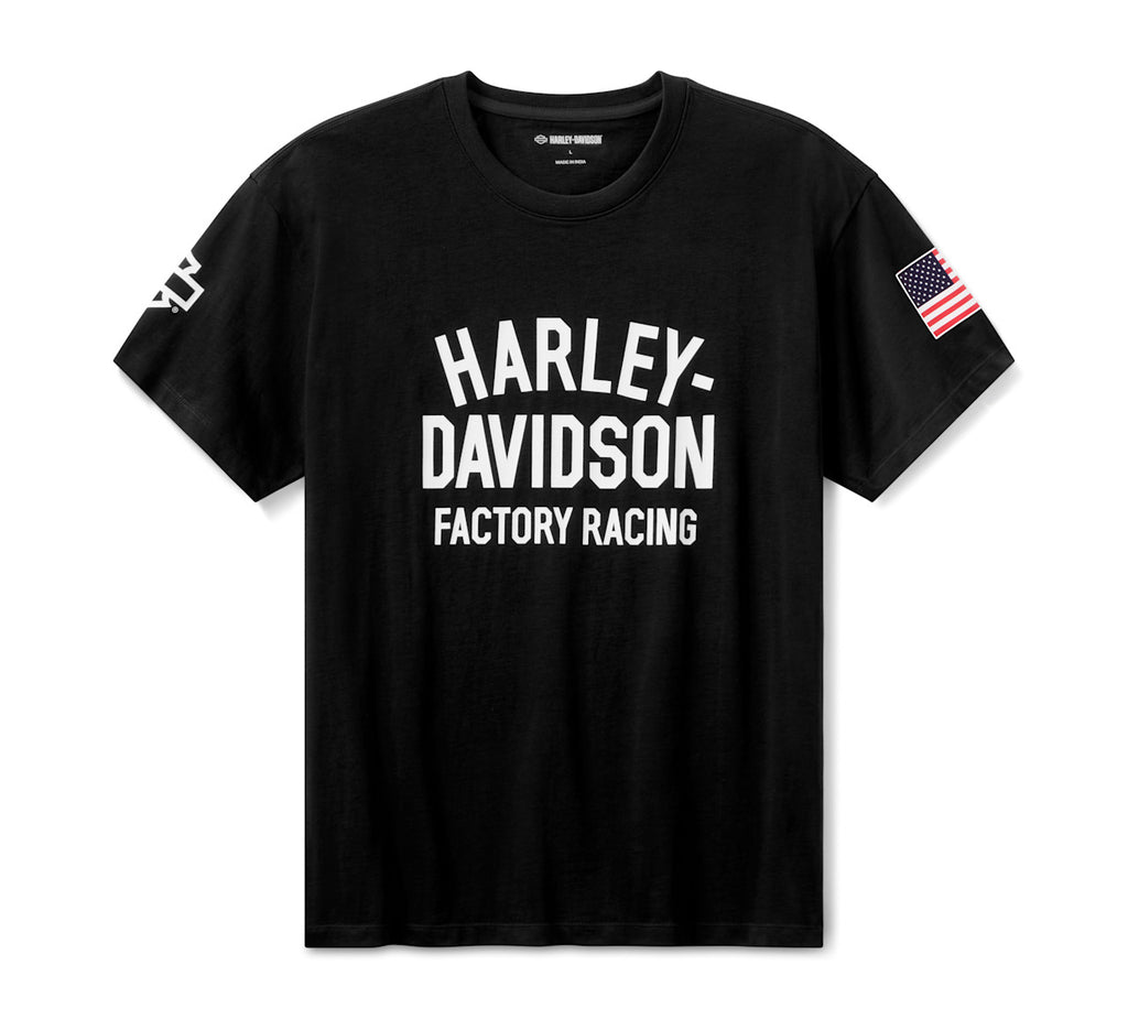 TEE-KNIT,FACTORY RACING,BLACK