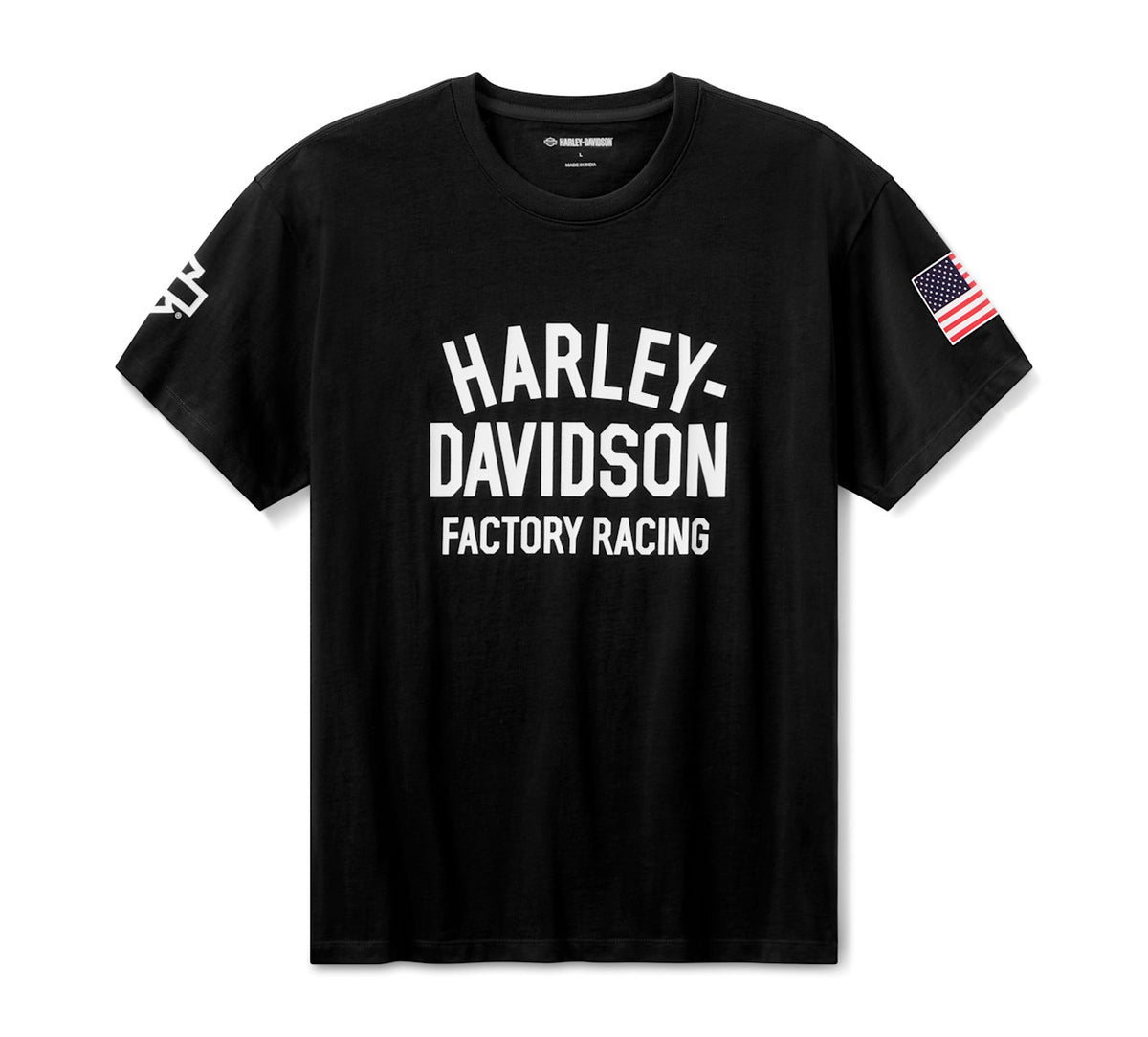 TEE-KNIT,FACTORY RACING,BLACK