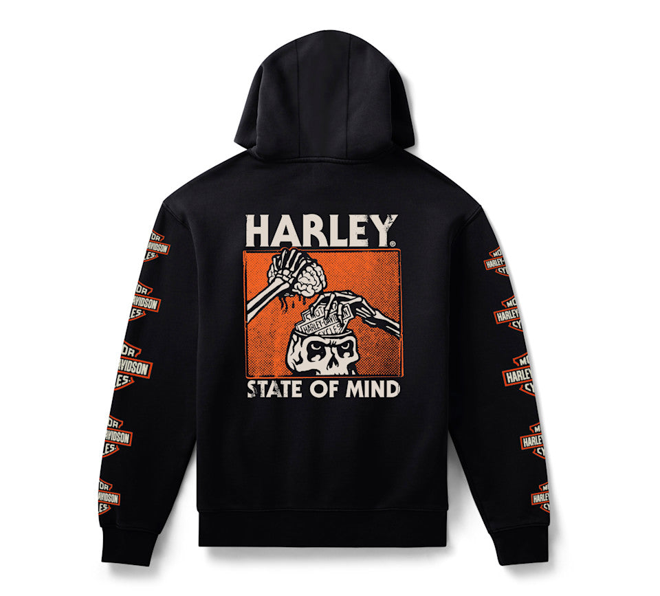 Sweat à capuche H-D State of Mind en polaire pour hommes
