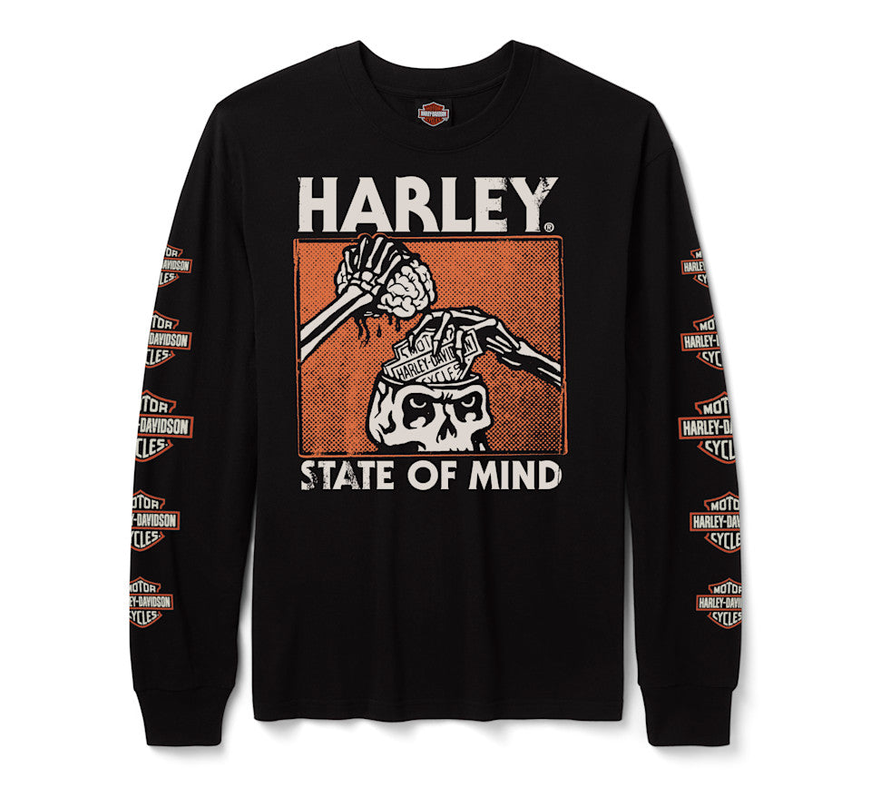 T-shirt H-D State of Mind à manches longues pour hommes