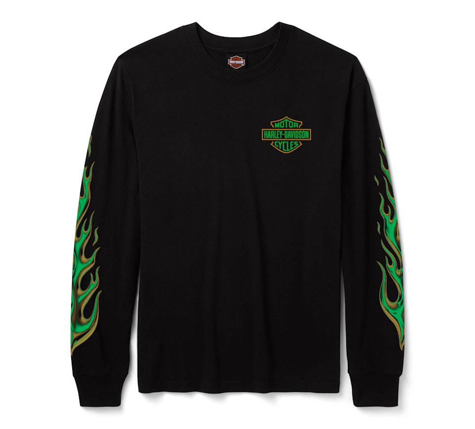 T-shirt à manches longues H-D Skully McGee pour hommes