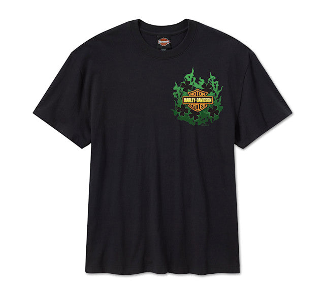 T-shirt à manches courtes H-D Feeling Lucky pour hommes