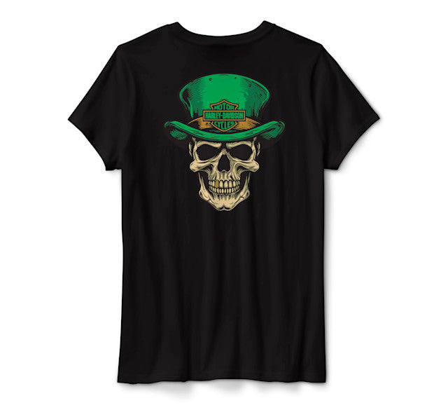 T-shirt à manches courtes H-D Skully McGee pour femmes