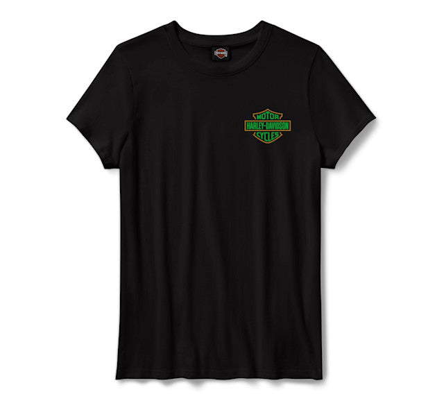 T-shirt à manches courtes H-D Skully McGee pour femmes