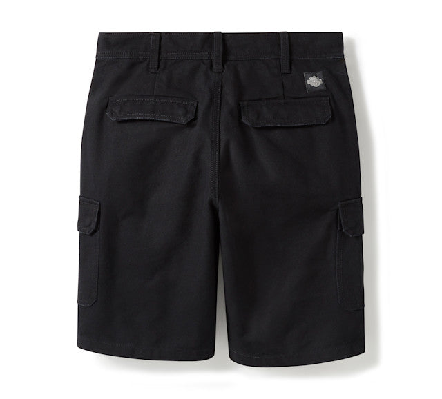Short cargo Heritage en toile  - Harley Black