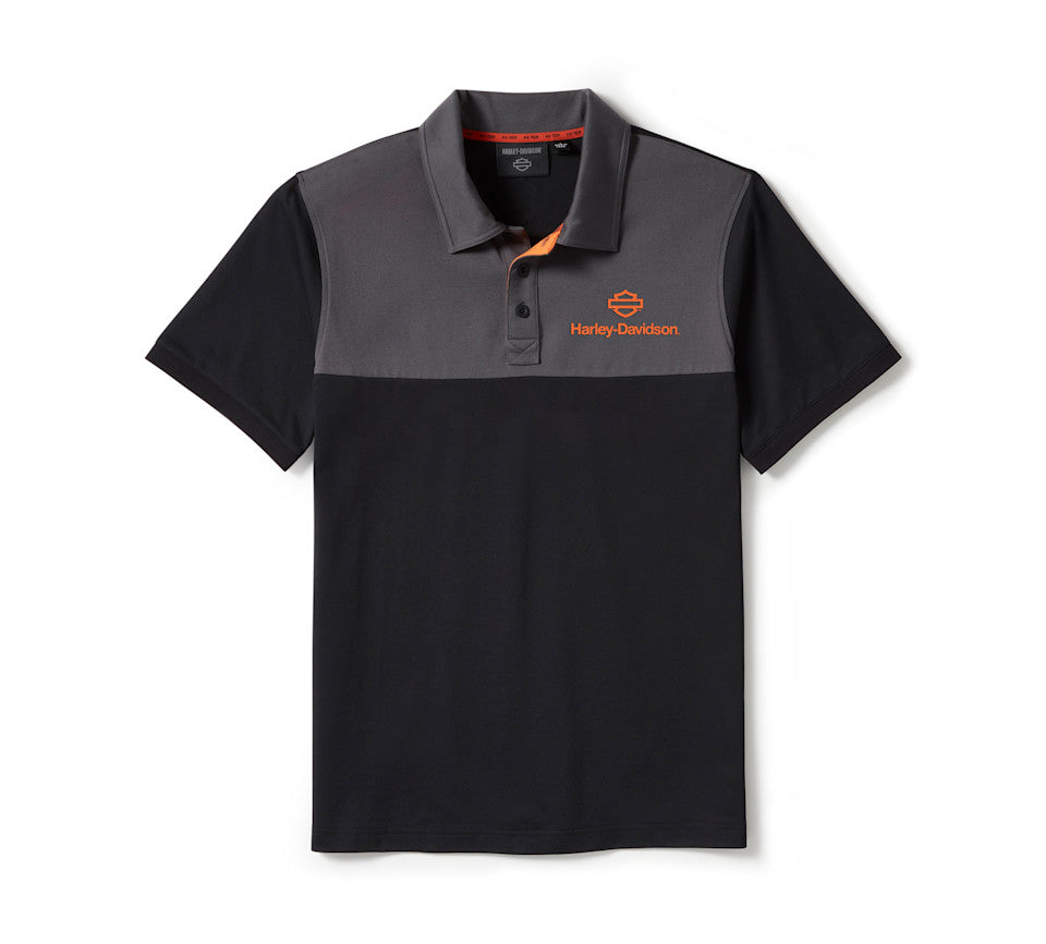 Polo à manches courtes H-D® TECH Coolmax®