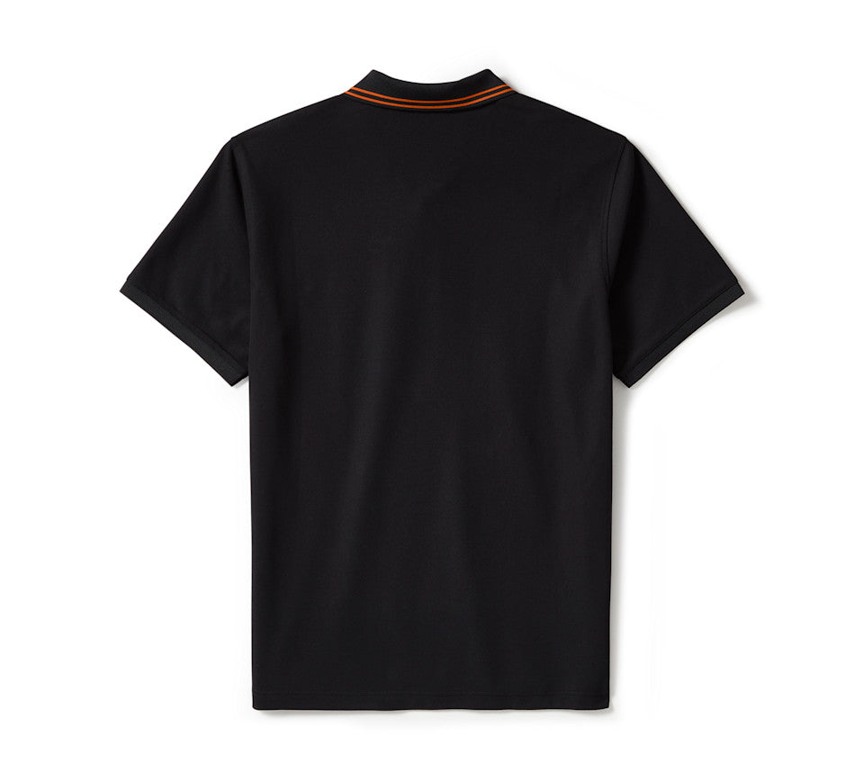 Polo uni Bar & Shield - Harley Black