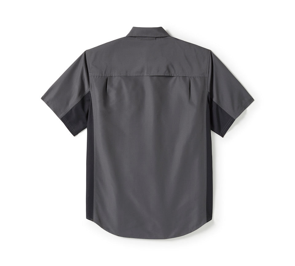 Chemise H-D® TECH Colorblock - Colorblock - Asphalt & Harley Black