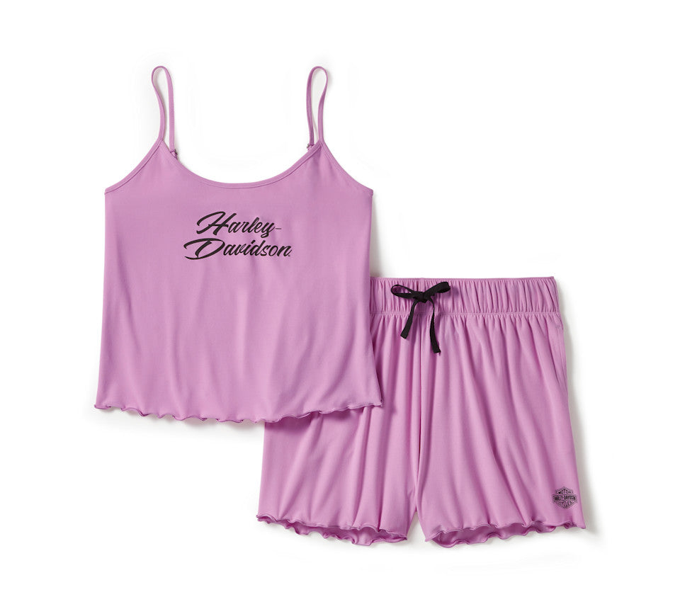 Ensemble pyjama Lettuce Trim - Orchid