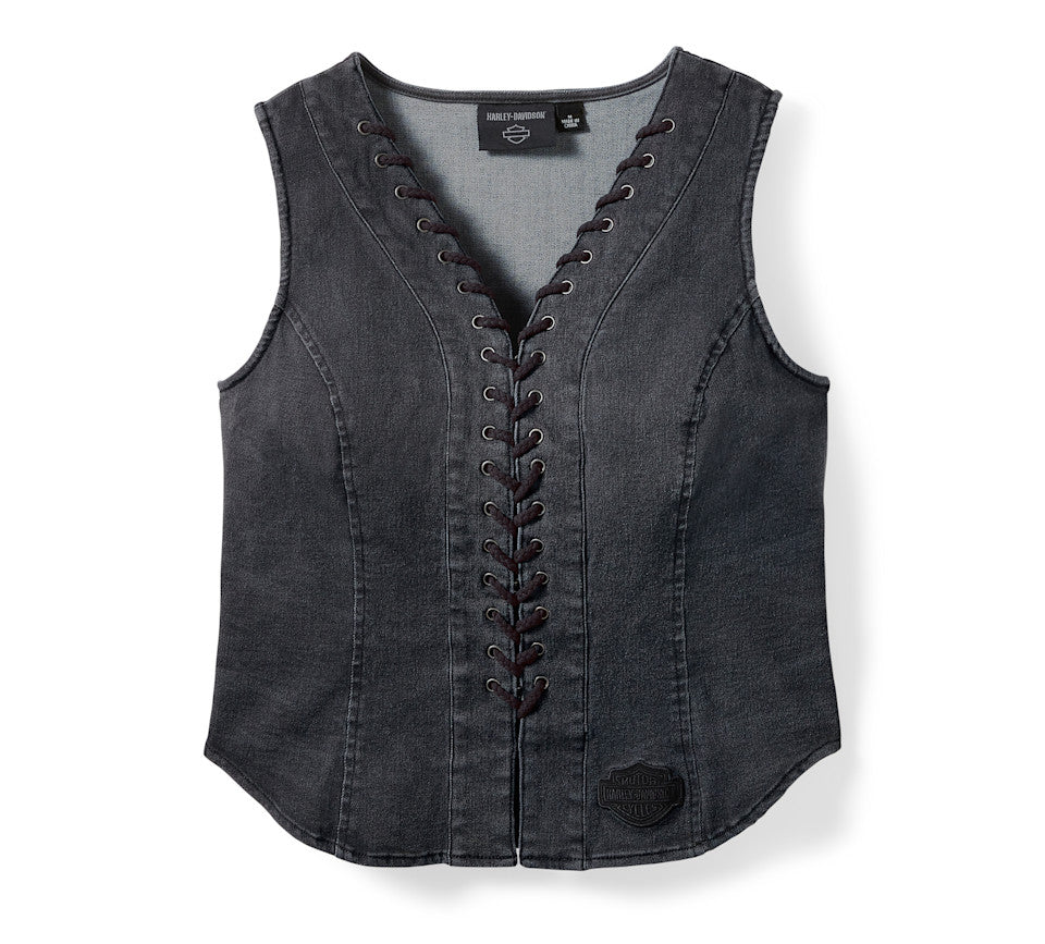 Gilet à lacets