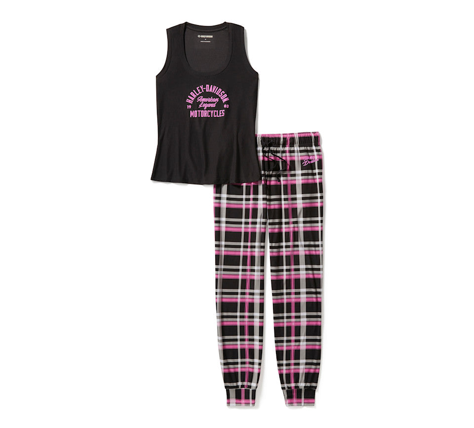 Ensemble pyjama à carreaux