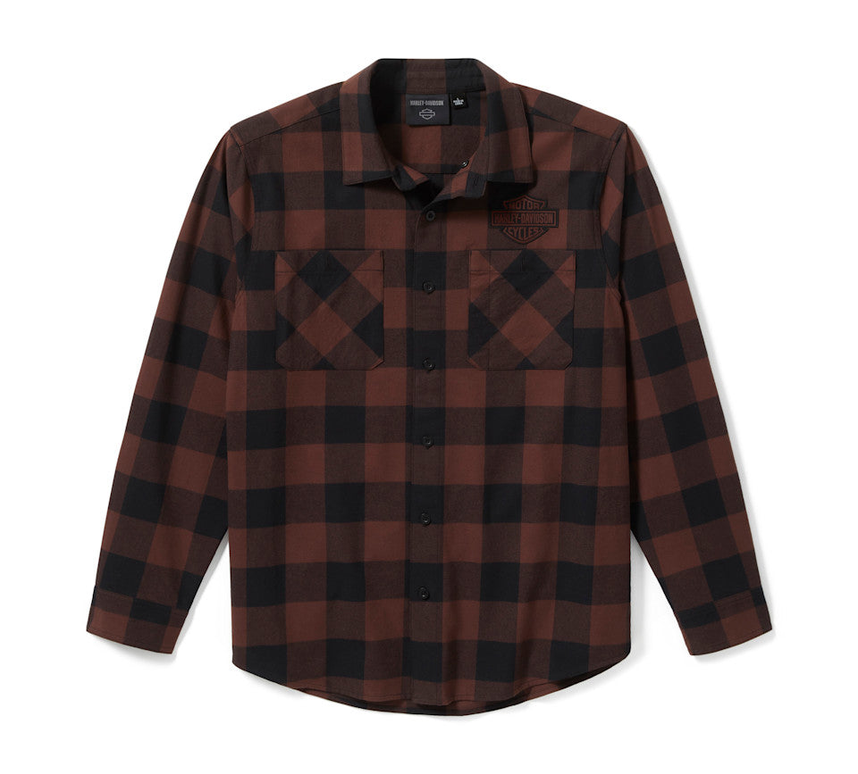 Chemise en flanelle à carreaux Buffalo Bar & Shield pour homme