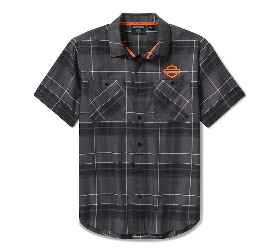 Chemise à carreaux H-D® TECH Coolmax® pour homme