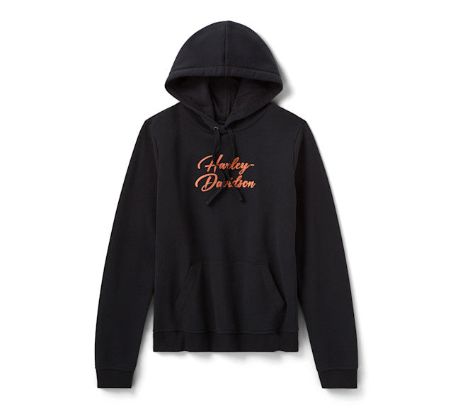 Sweat à capuche pullover Essential Bling pour femme - Harley Black