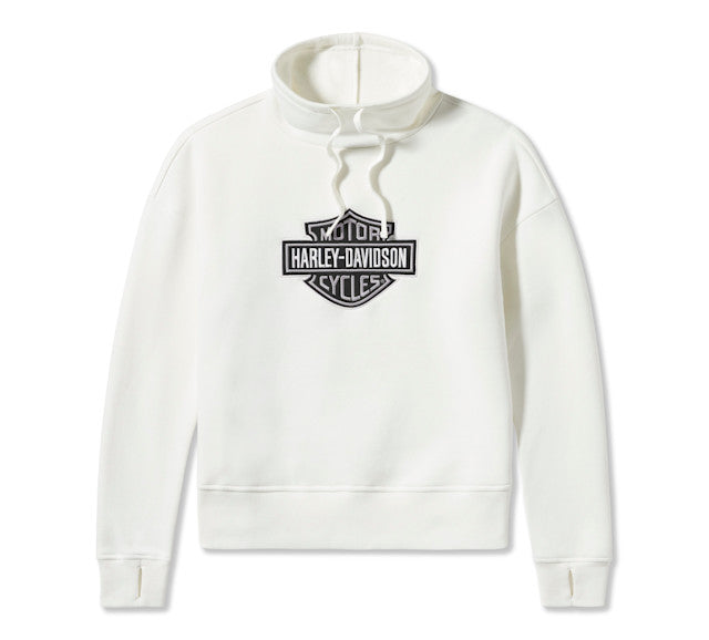 Pullover à col cheminée Essential Bar & Shield pour femme