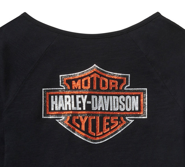 Henley Essential Bling Keyhole pour femme - Harley Black