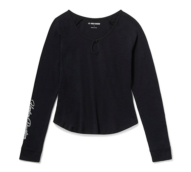 Henley Essential Bling Keyhole pour femme - Harley Black