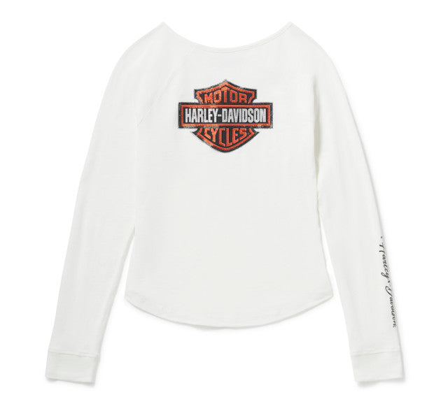 Henley Essential Bling Keyhole pour femme - Cloud Dancer