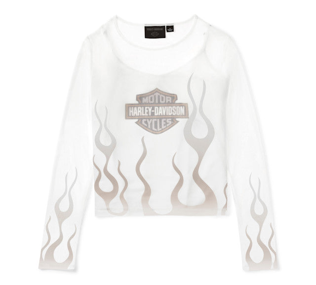 Haut en maille Flames For Days pour femme - Cloud Dancer
