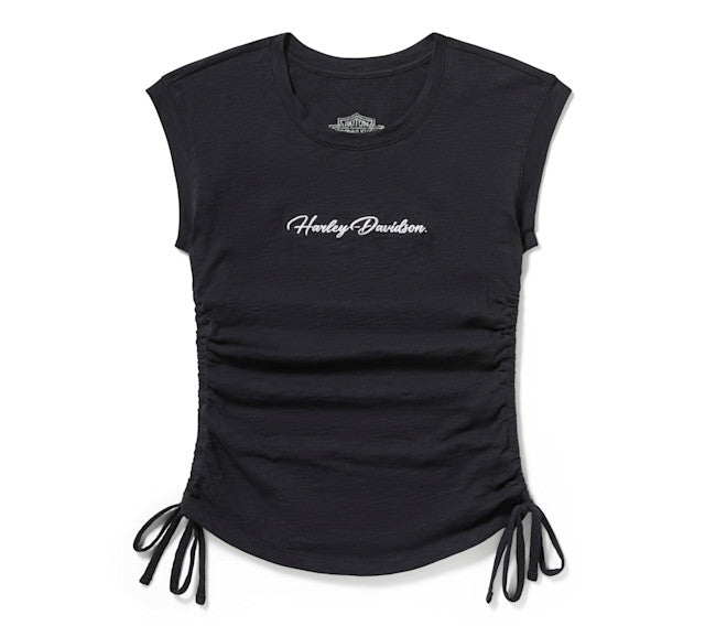 Haut froncé Essential pour femme - Harley Black