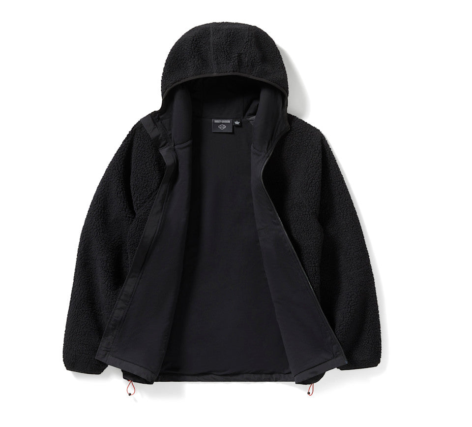 Haut entièrement zippé en Sherpa Harley-Davidson