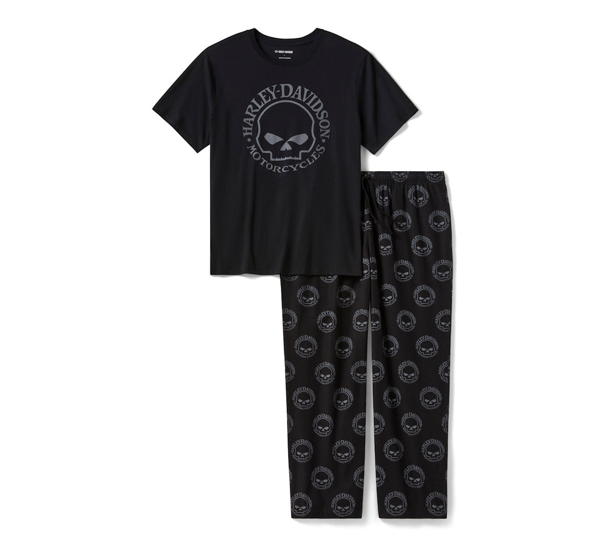Ensemble de pyjama à manches courtes Willie G™ Skull