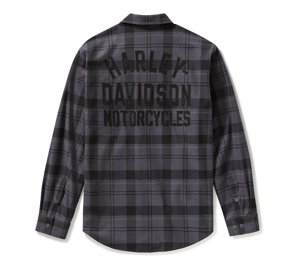 Chemise à carreaux Racer Font teinte