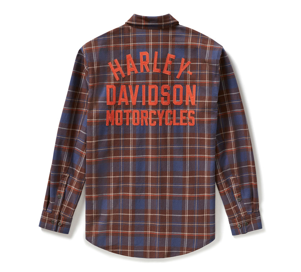 Chemise à carreaux Racer Font teinte - Plaid - Mood Indigo & Coffee