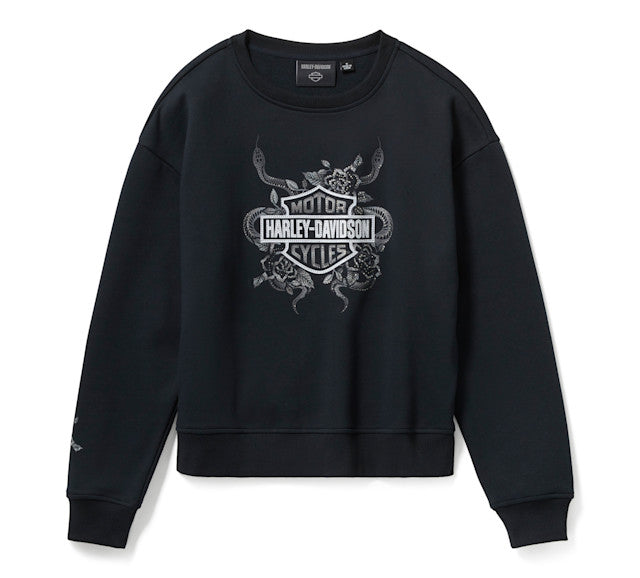 Polaire Serpent Rose Bling - Harley Black