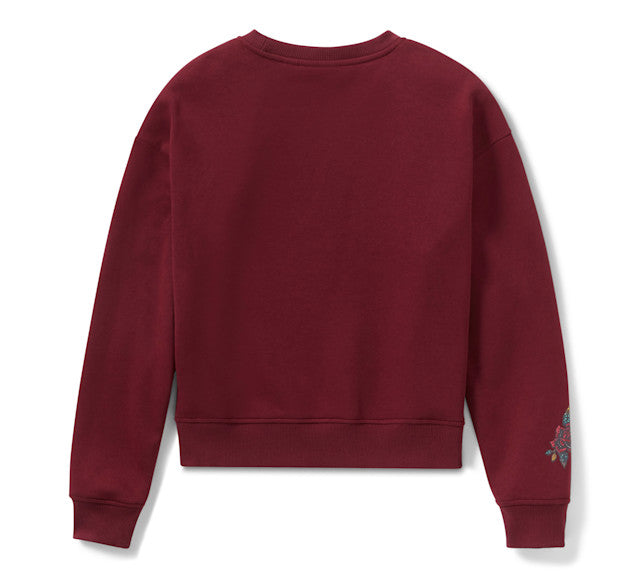 Polaire Serpent Rose Bling - Maroon Banner
