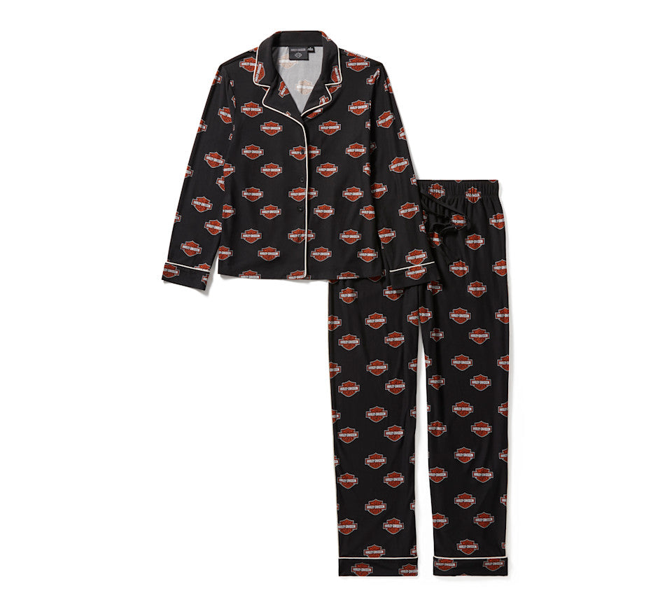 Ensemble de pyjama boutonné Bar & Shield