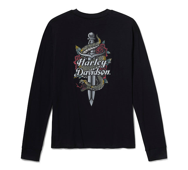 Haut Serpent Rose Bling - Harley Black
