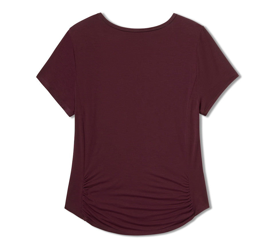 Haut Beveled Bar & Shield Bling - Maroon Banner