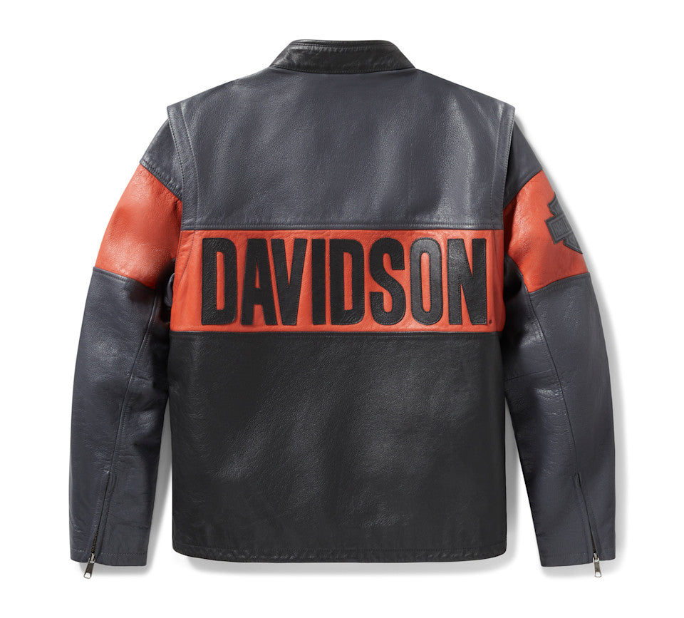 Blouson en cuir convertible Essential