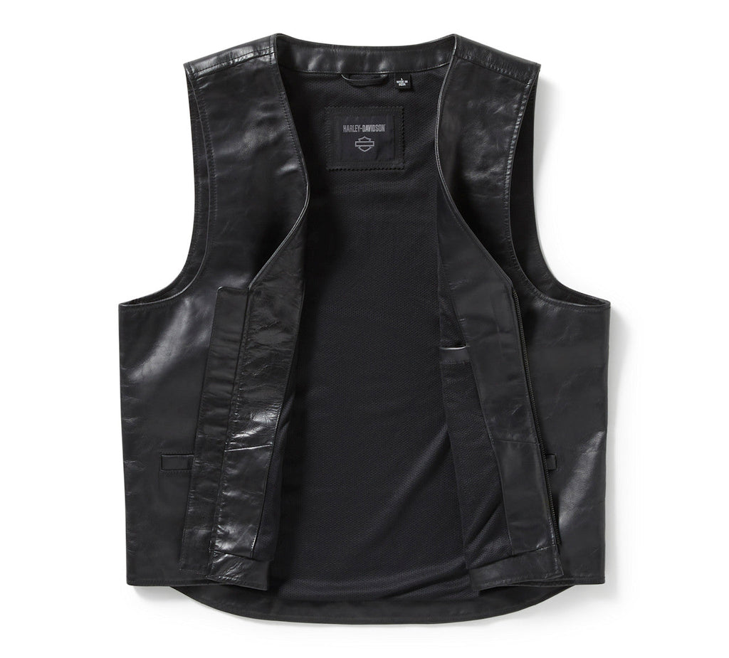 Gilet en cuir Bar & Shield